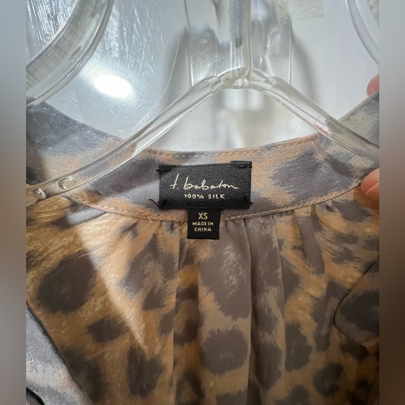 Aritzia Babaton Silk Animal Print Mini Dress - Picture 2 of 3